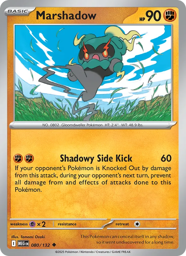 Marshadow - Mega Evolution Pokemon Card