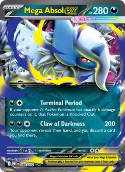 Mega Absol ex - Mega Evolution