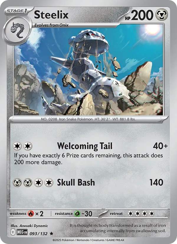 Steelix - Mega Evolution Pokemon Card