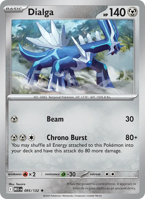 Dialga - Mega Evolution Pokemon Card