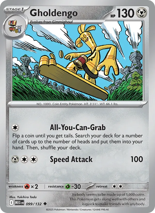 Gholdengo - Mega Evolution Pokemon Card