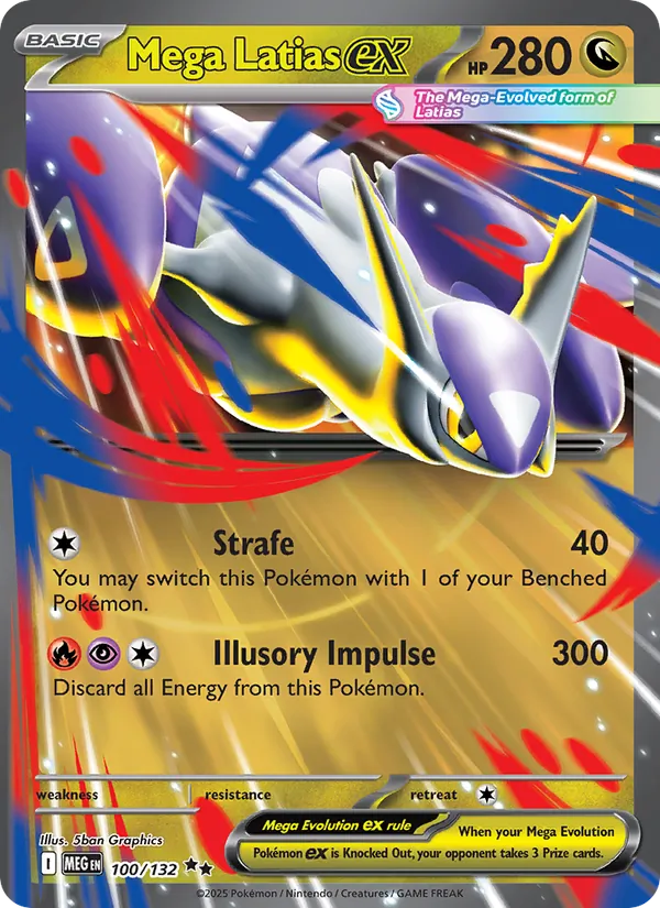 Mega Latias ex - Mega Evolution Pokemon Card