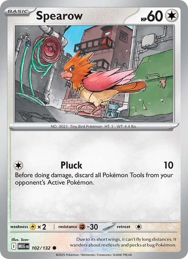 Spearow - Mega Evolution Pokemon Card