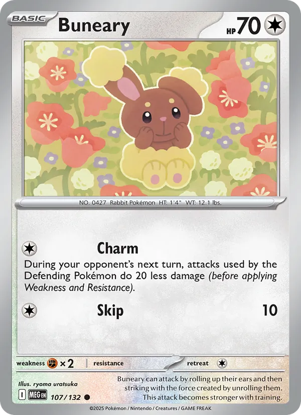 Buneary - Mega Evolution Pokemon Card