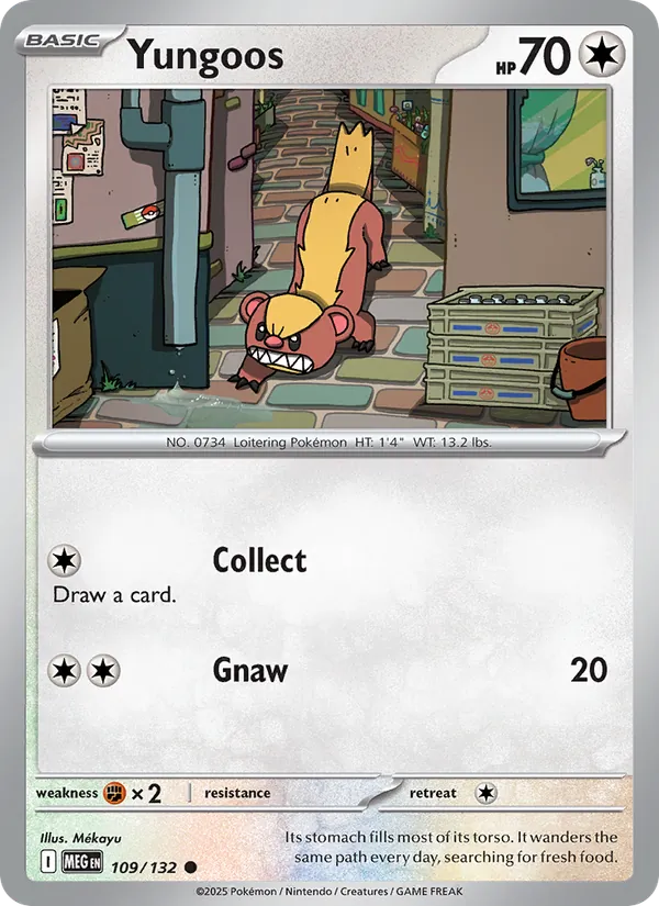 Yungoos - Mega Evolution Pokemon Card