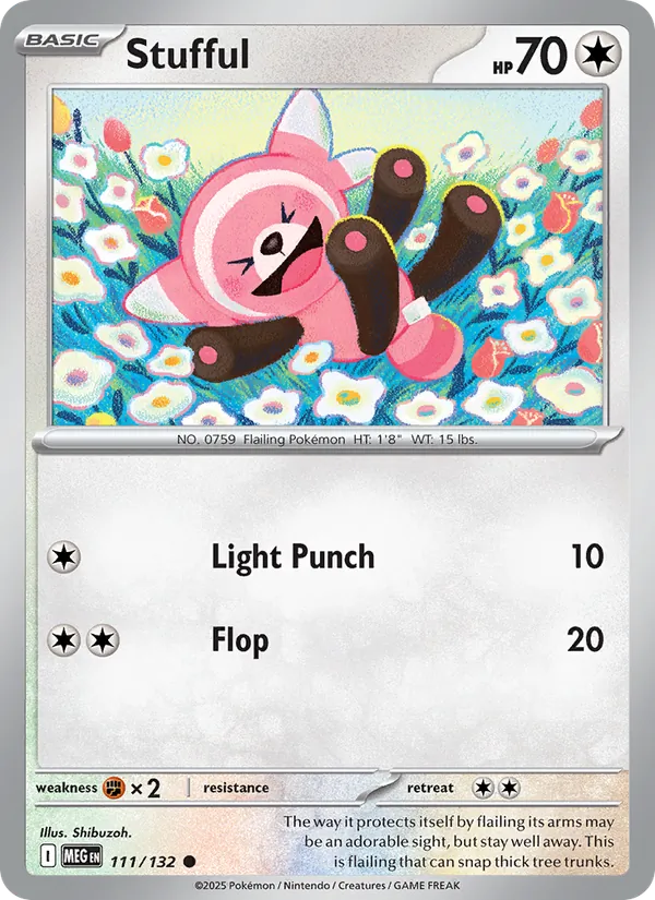 Stufful - Mega Evolution Pokemon Card
