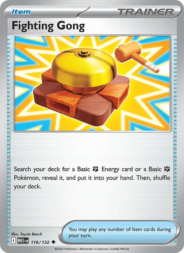 Fighting Gong - Mega Evolution Pokemon Card