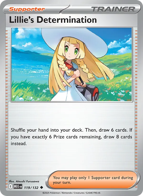 Lillie's Determination - Mega Evolution Pokemon Card