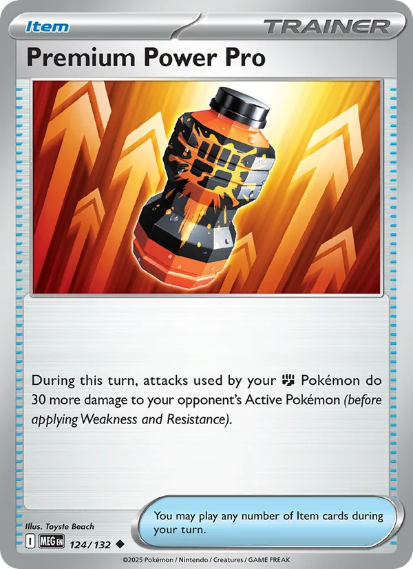 Premium Power Pro - Mega Evolution Pokemon Card