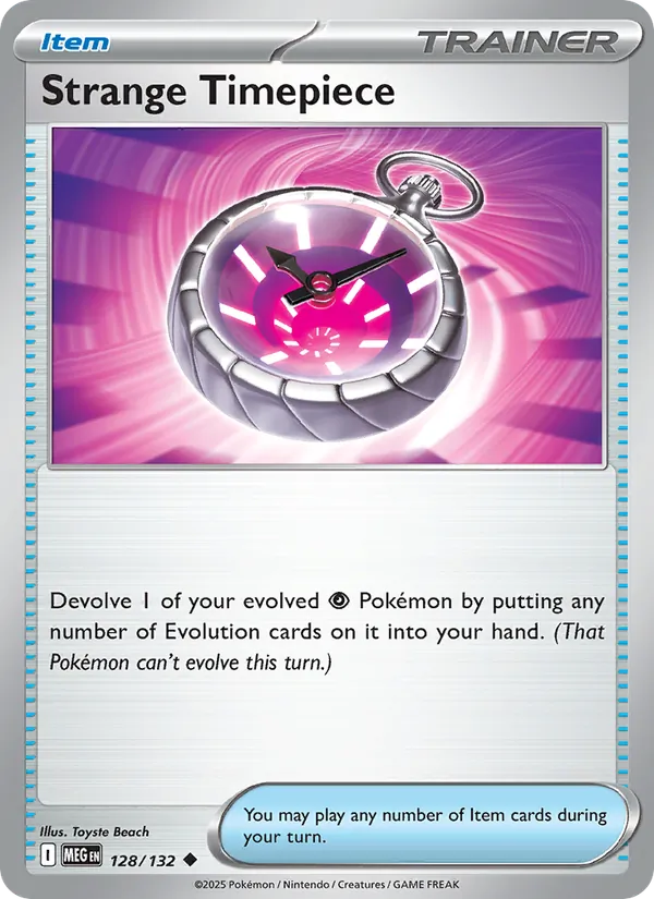 Strange Timepiece - Mega Evolution Pokemon Card