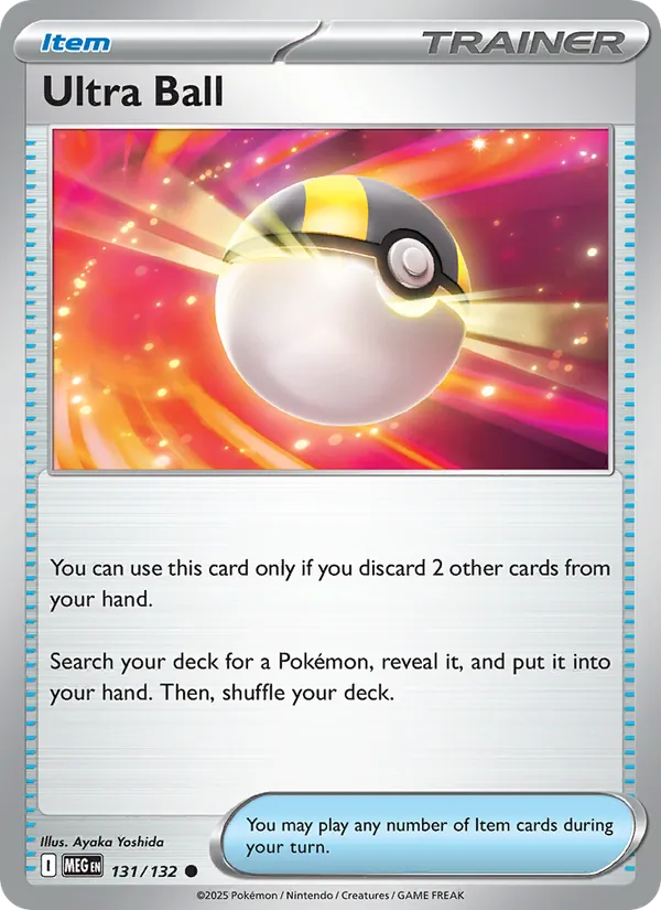 Ultra Ball - Mega Evolution Pokemon Card