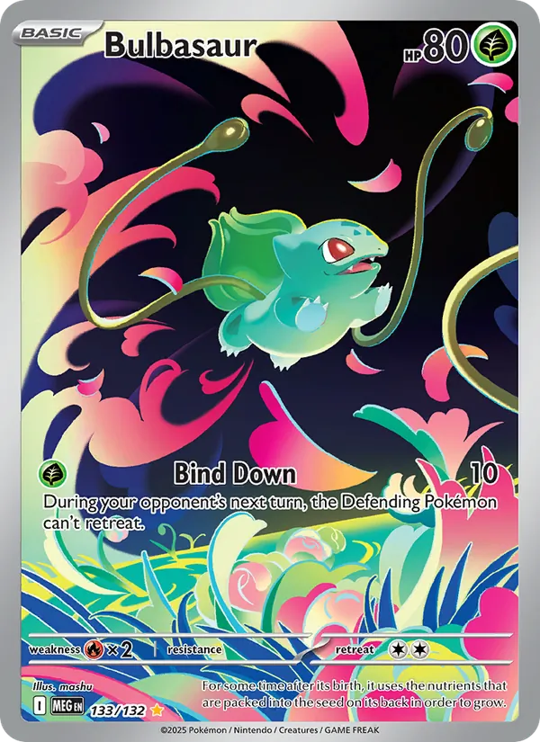 Bulbasaur - Mega Evolution Pokemon Card