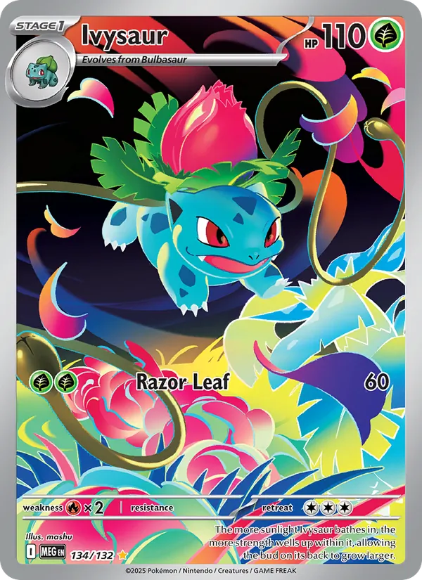 Ivysaur - Mega Evolution Pokemon Card