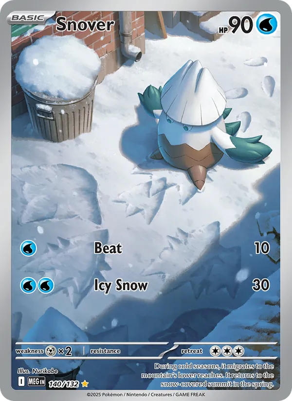 Snover - Mega Evolution Pokemon Card