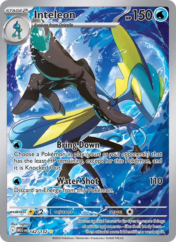 Inteleon - Mega Evolution Pokemon Card