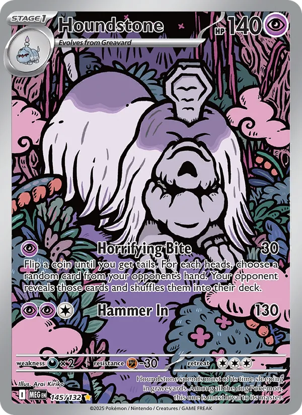 Houndstone - Mega Evolution Pokemon Card