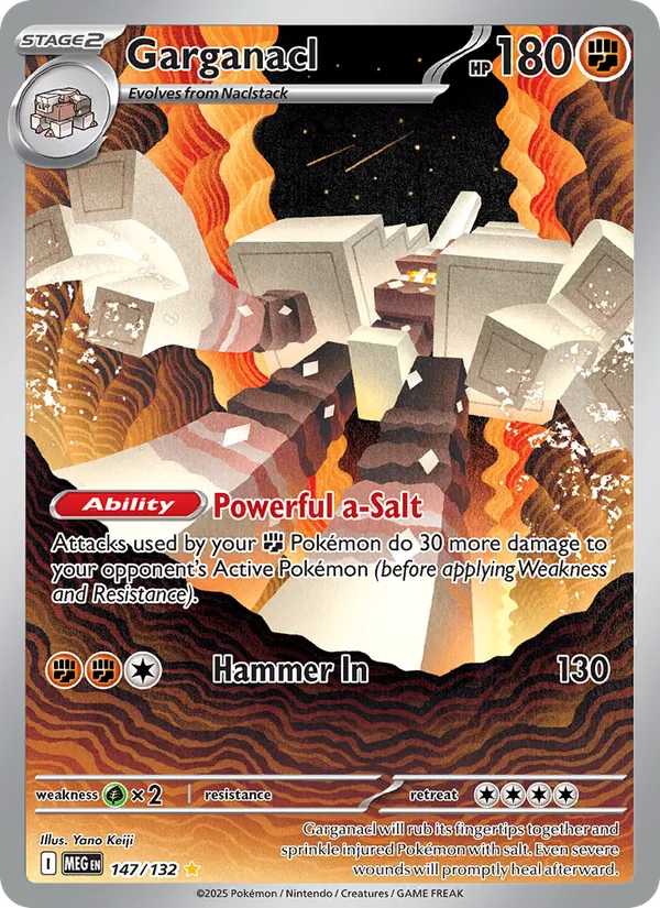 Garganacl - Mega Evolution Pokemon Card