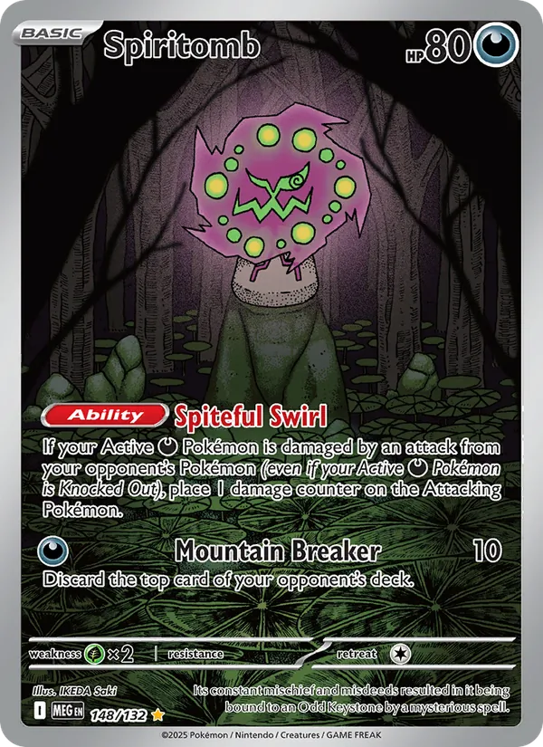 Spiritomb - Mega Evolution Pokemon Card