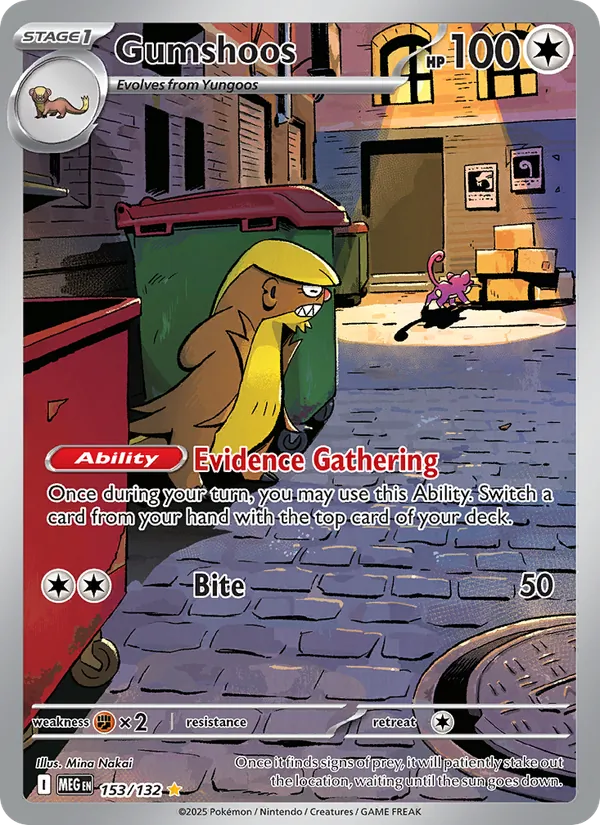 Gumshoos - Mega Evolution Pokemon Card