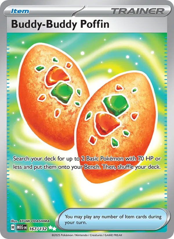 Buddy-Buddy Poffin - Mega Evolution Pokemon Card