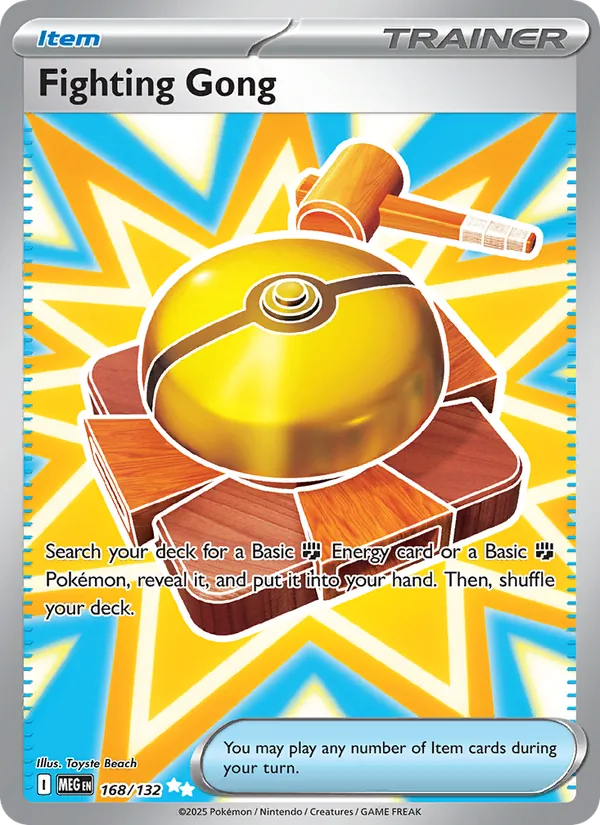 Fighting Gong - Mega Evolution Pokemon Card