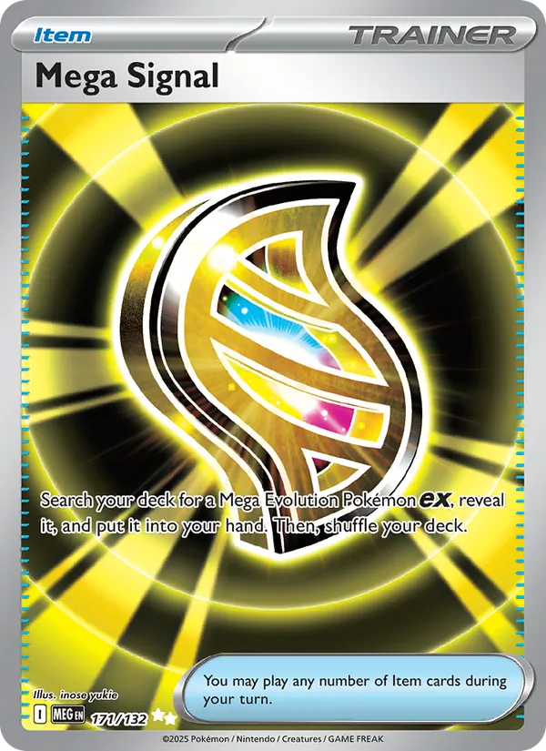 Mega Signal - Mega Evolution Pokemon Card