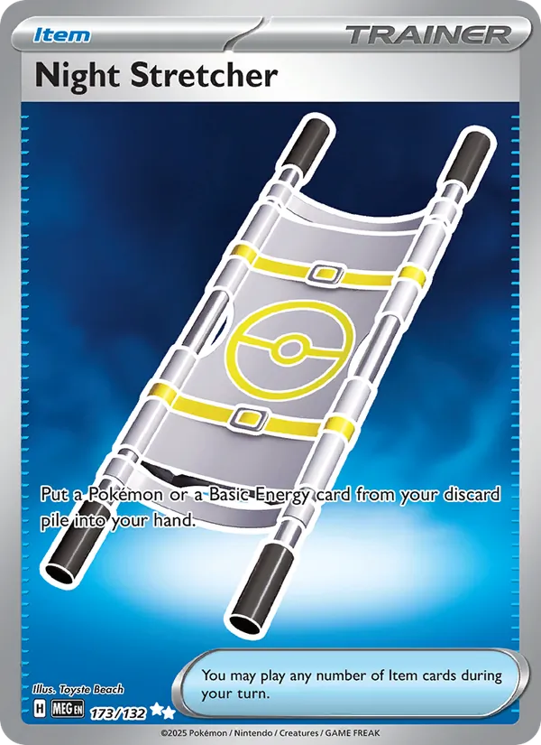 Night Stretcher - Mega Evolution Pokemon Card