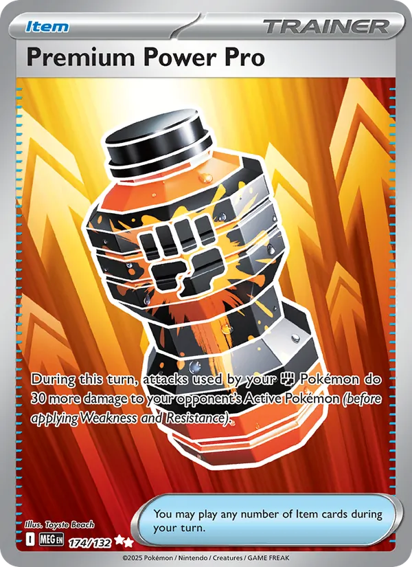 Premium Power Pro - Mega Evolution Pokemon Card