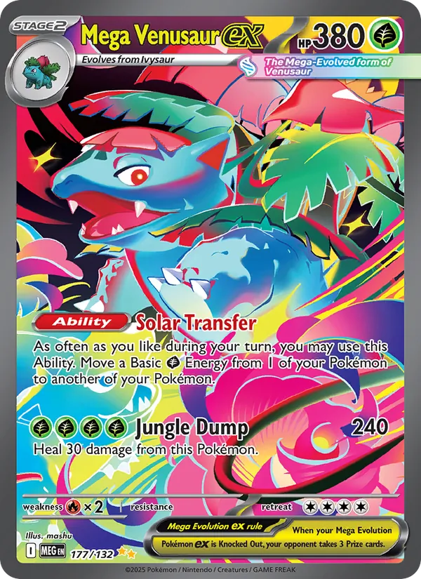Mega Venusaur ex - Mega Evolution Pokemon Card
