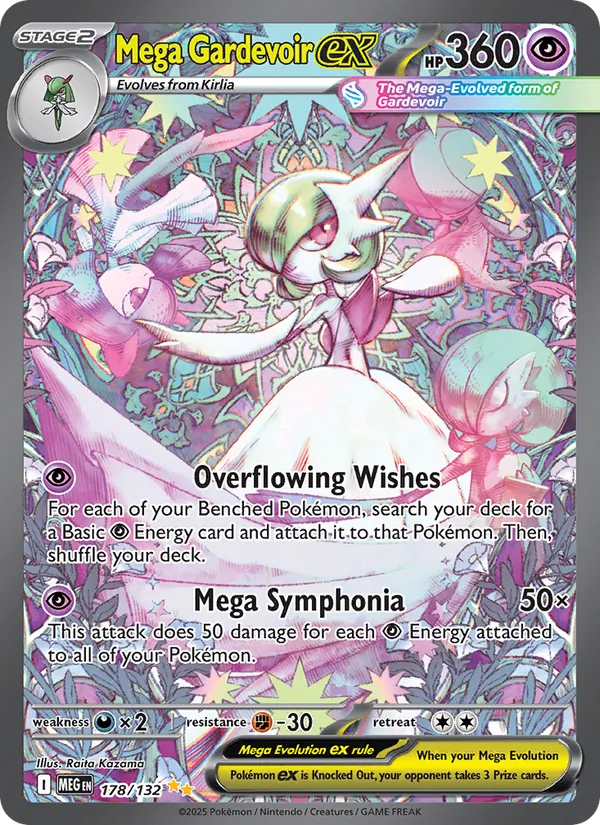 Mega Gardevoir ex - Mega Evolution Pokemon Card