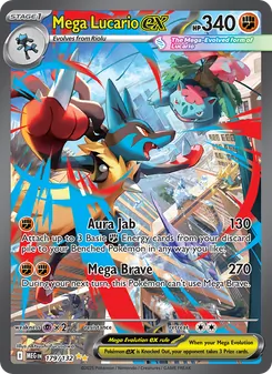 Mega Lucario ex - Mega Evolution