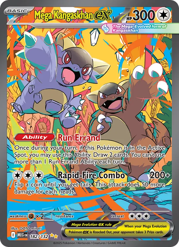 Mega Kangaskhan ex - Mega Evolution Pokemon Card