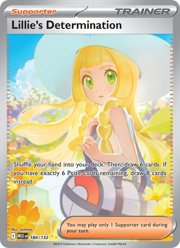 Lillie's Determination - Mega Evolution Pokemon Card