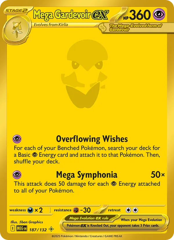 Mega Gardevoir ex - Mega Evolution Pokemon Card