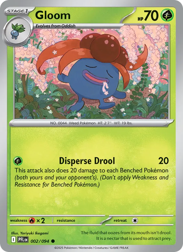 Gloom - Phantasmal Flames Pokemon Card