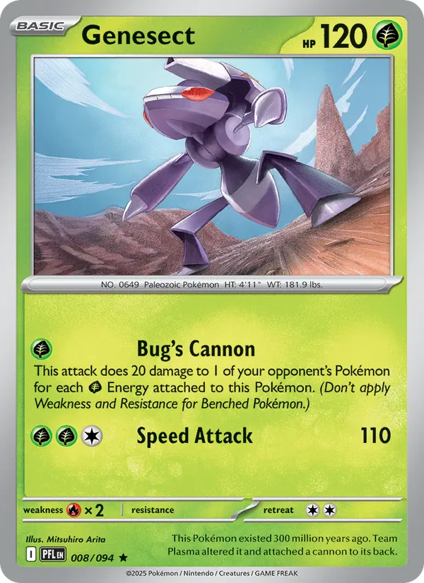 Genesect - Phantasmal Flames Pokemon Card