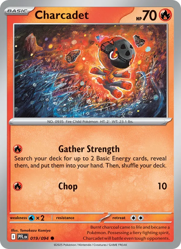 Charcadet - Phantasmal Flames Pokemon Card