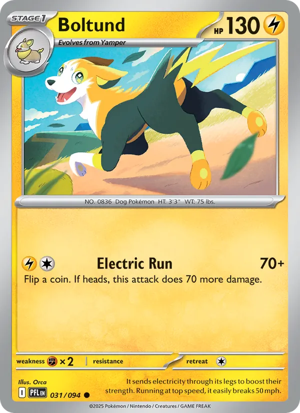Boltund - Phantasmal Flames Pokemon Card