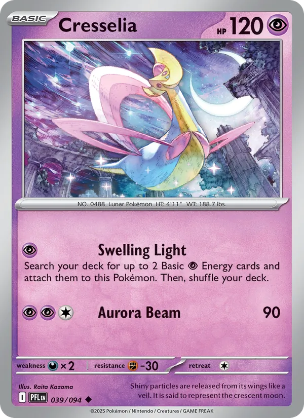 Cresselia - Phantasmal Flames Pokemon Card