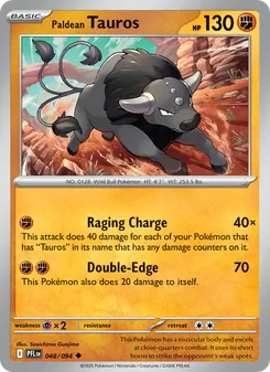 Paldean Tauros - Phantasmal Flames