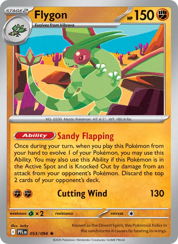 Flygon - Phantasmal Flames Pokemon Card