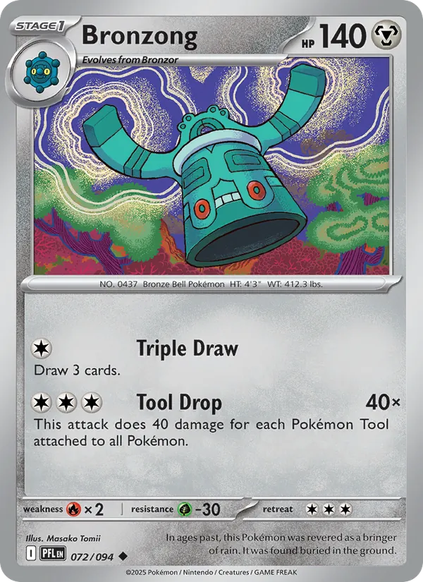 Bronzong - Phantasmal Flames Pokemon Card