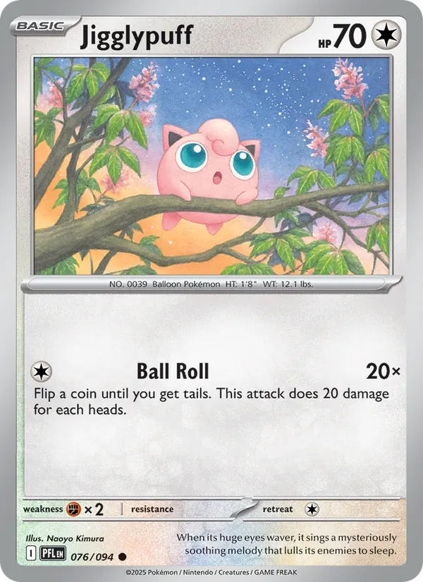 Jigglypuff - Phantasmal Flames Pokemon Card