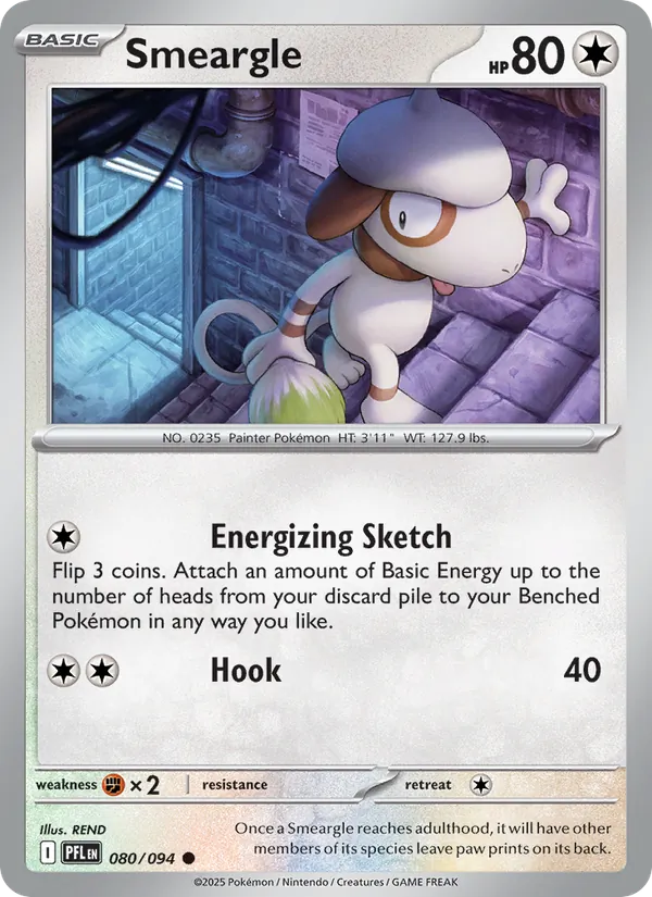 Smeargle - Phantasmal Flames Pokemon Card