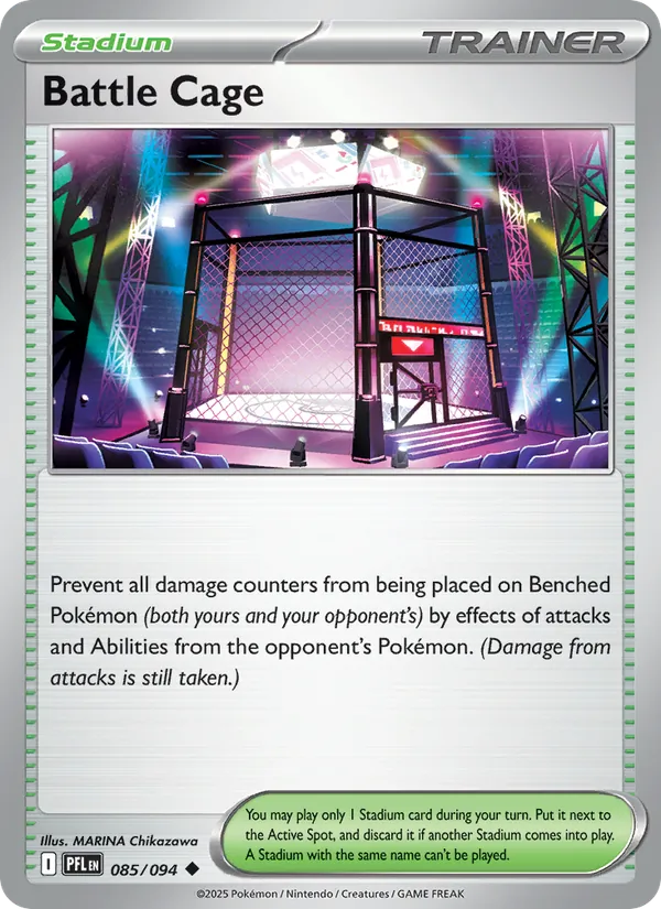 Battle Cage - Phantasmal Flames Pokemon Card