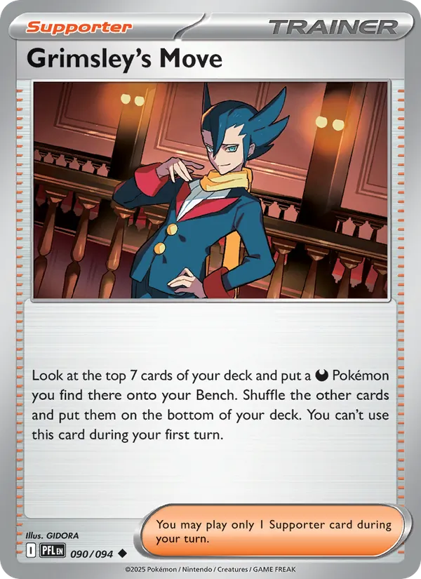 Grimsley's Move - Phantasmal Flames Pokemon Card