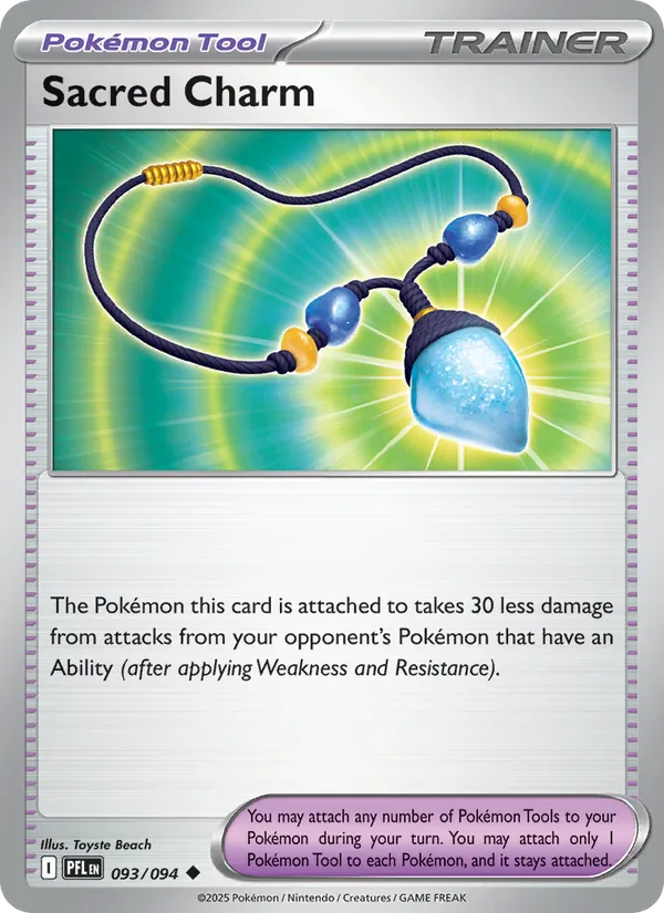 Sacred Charm - Phantasmal Flames Pokemon Card