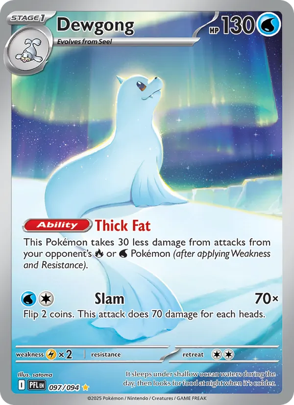 Dewgong - Phantasmal Flames Pokemon Card