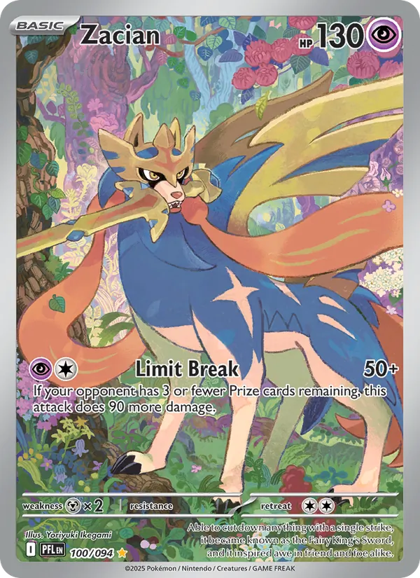 Zacian - Phantasmal Flames Pokemon Card