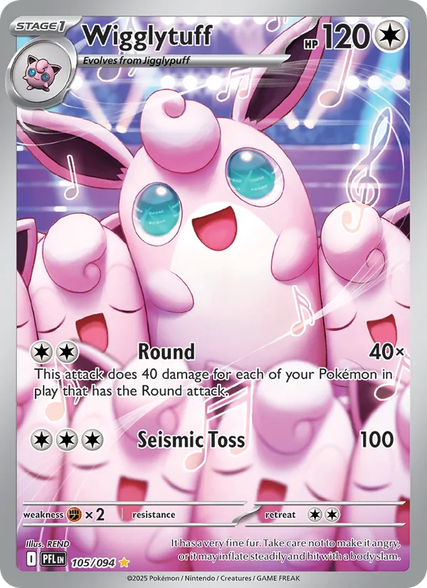 Wigglytuff - Phantasmal Flames Pokemon Card